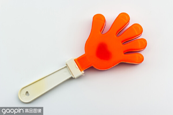 Colorful of hand clap toy.