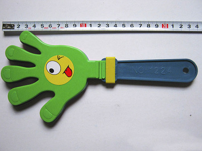 廠家批發(fā)24cm大號發(fā)光拍手器熒光手掌拍拍手器拍拍手拍掌閃光手拍