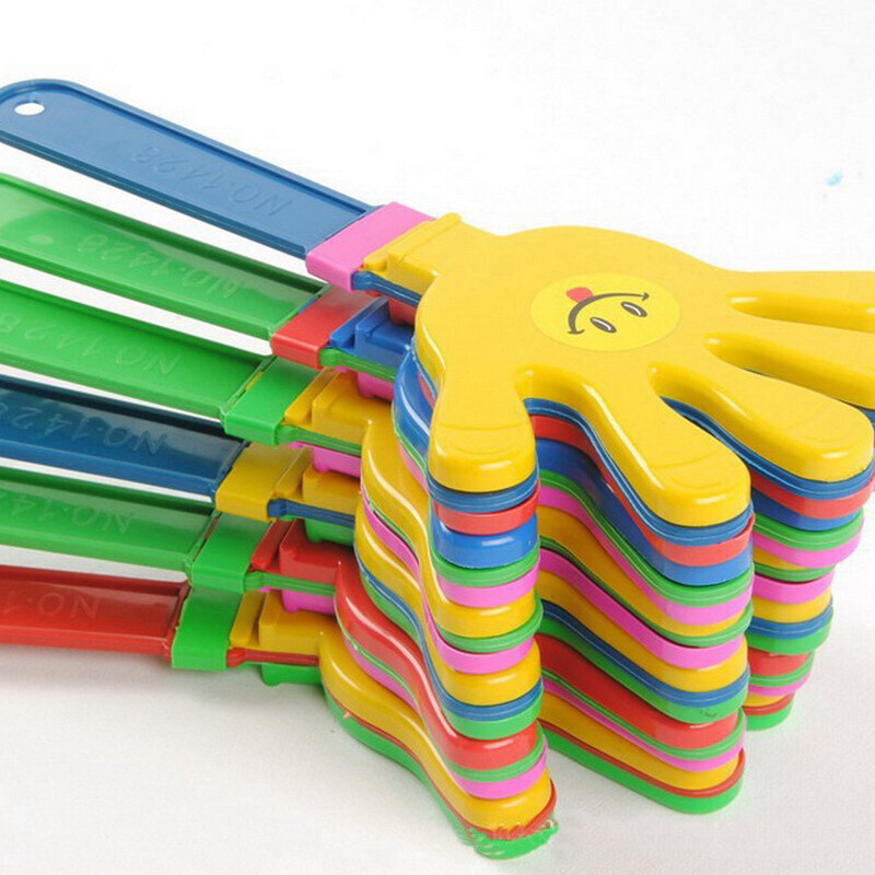 歐客欣(AUKEWIN) 28CM拍手器/手掌拍/手拍掌/大號拍拍手 節日 用品 吶喊拍掌 28*14CM普通有笑臉